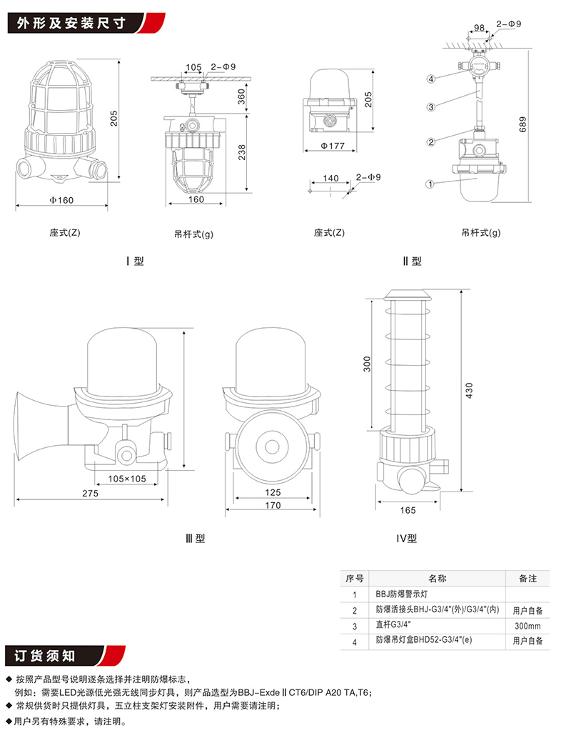 BBJ防爆聲光報警器