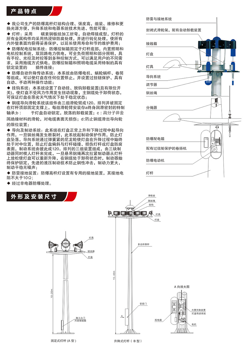 BGD防爆高桿燈