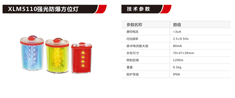 XLM5110強光防爆方位燈