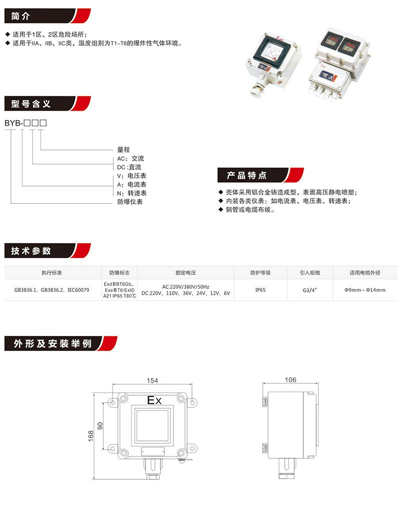 BYB防爆儀表